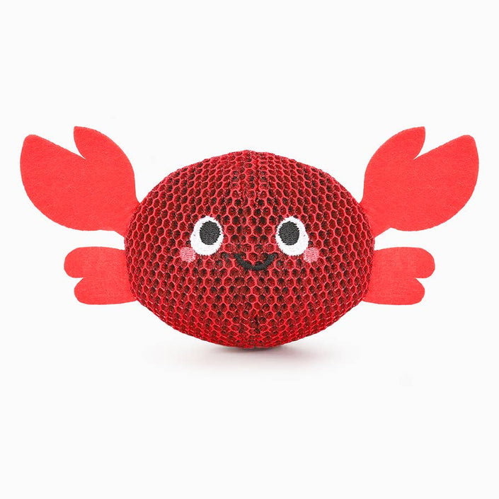 Dog Toy Crab Red Floating Ball Ocean Pals Toy