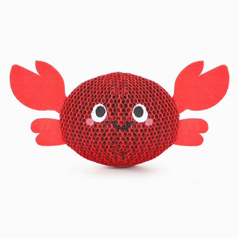 Dog Toy Crab Red Floating Ball Ocean Pals Toy