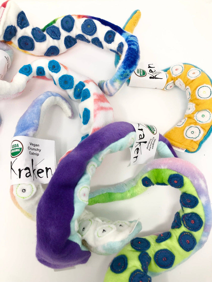 Cat Toy Tentacle Catnip Kraken Plush Toy