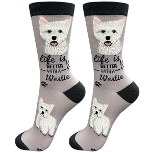 Westie Dog Socks Unisex