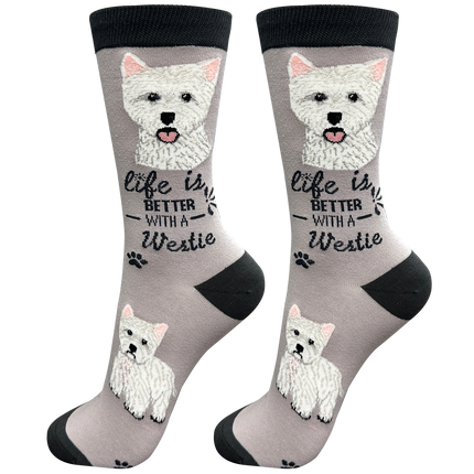 Westie Dog Socks Unisex