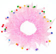 Multipet Party Pom Pom Collar Pink Medium