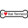 Rat Terrier- Bone Shaped Magnet