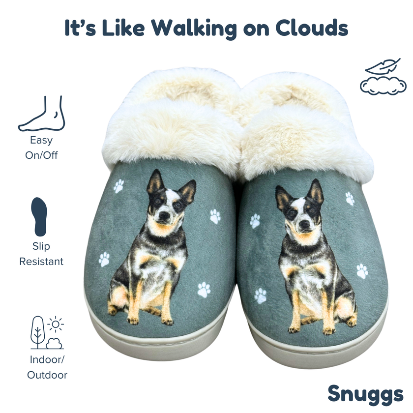 Australian Cattle Dog Dog Pet Lovers Comfy Snuggs Slippers
