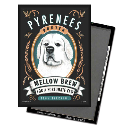 Great Pyrenees Dog Refrigerator Magnets