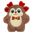 KONG Holiday Snuzzles Bow Tie Reindeer Christmas Dog Toy Small