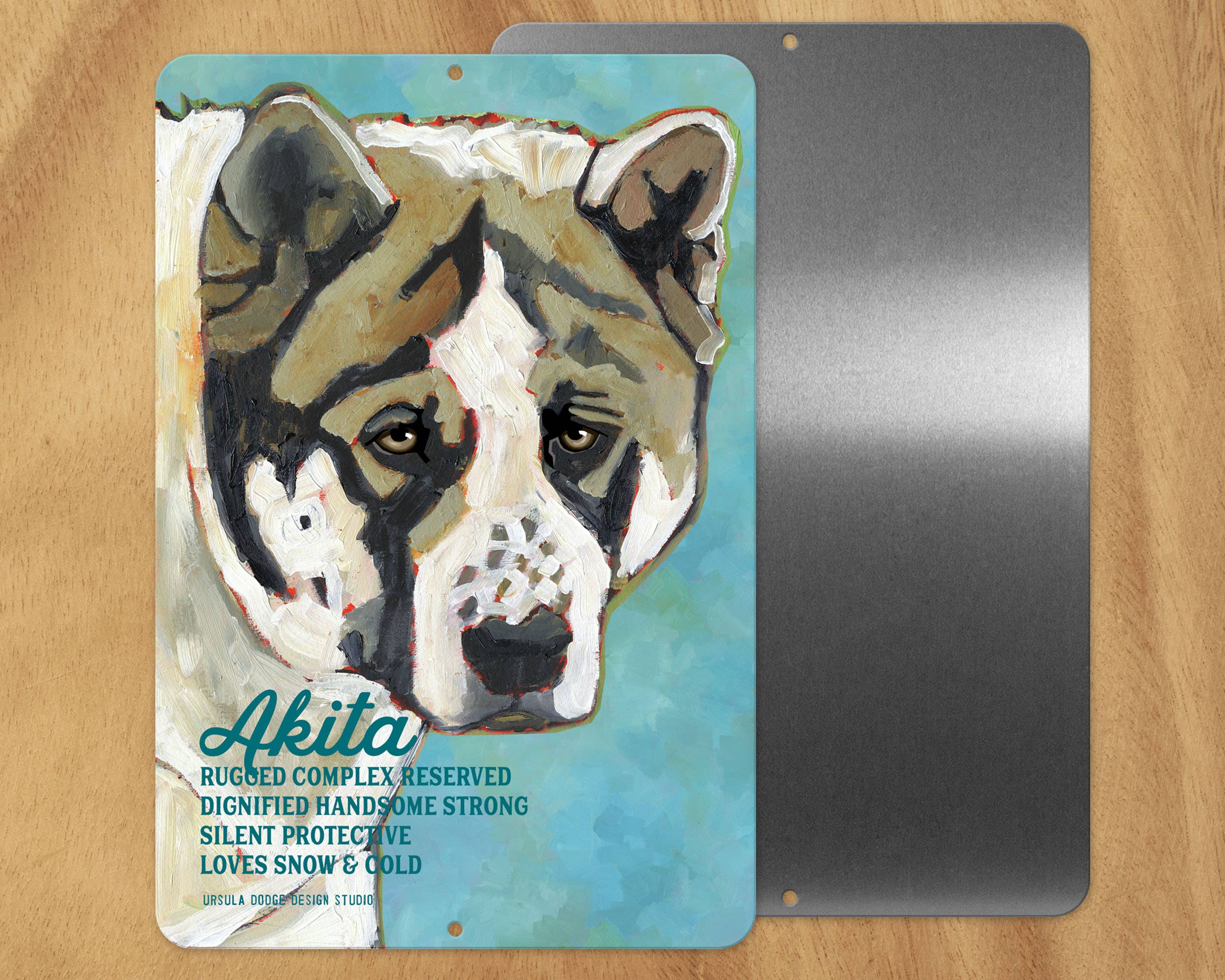 DOG METAL SIGNS A-G