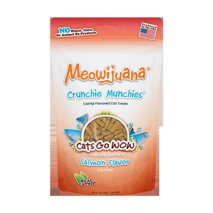 Meowijuana® Crunchie Munchies Salmon Cat Treat