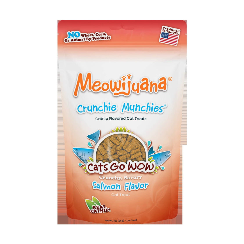 Meowijuana® Crunchie Munchies Salmon Cat Treat
