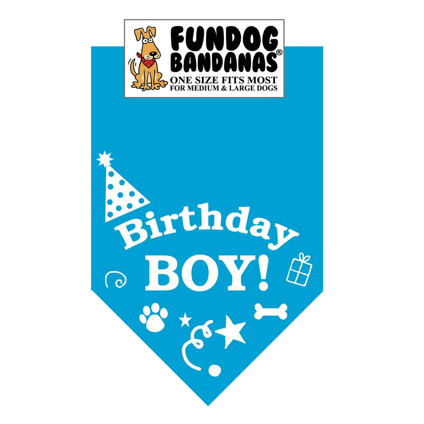Birthday Boy Dog Bandana