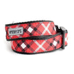 Bias Plaid Dog Collar