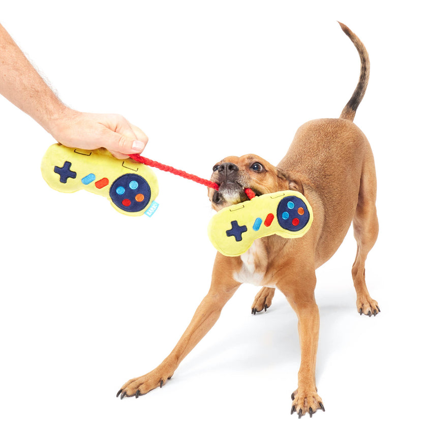 BARK Ate-Bit Tug Plush Dog Toy S/M