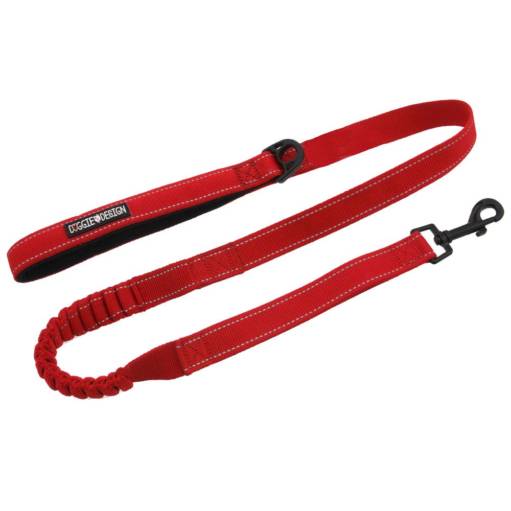 Dog Leash Red Soft Pull Traffic Dog Leash