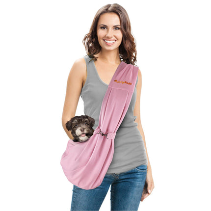 Furry Fido Classic Reversible Pet Sling - Pink