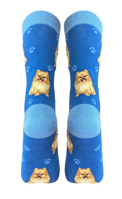 Pomeranian Socks  - Unisex - Fun Novelty Dog Socks