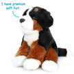 Plush Bernese Mt. Dog Bastien The Bernese Mountain Dog Stuffed Animal Plush