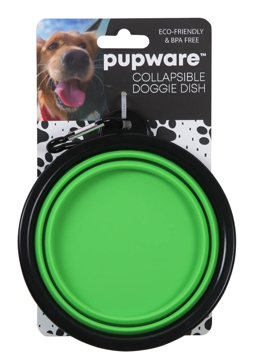 Pupware Collapsible Doggie Dish water or Food Travel Bowl