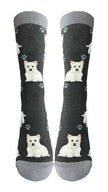 Westie Socks - Fun Novelty Dog Socks - Unisex