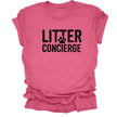 Litter Concierge Funny Cat Tee T-Shirt
