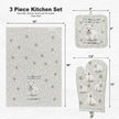 Westie , oven mitt set