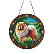 Chow Chow Acrylic Suncatcher with Chain