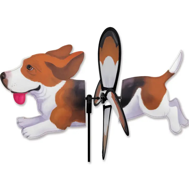 Basset Hound Garden Yard Spinner