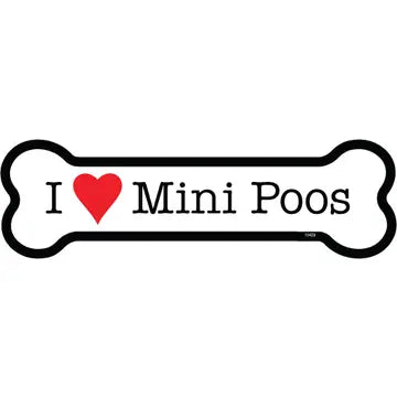 Mini Poo - Bone Shaped Magnet