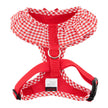 Checkered Ruffle Dog Harness Over-the-Head Vivien