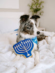 Hanukkah Squeakie Pattiez - Menorah - Holiday Dog Toy