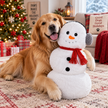 Dog Toy Snowman Cozy 26