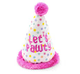 Dog Toy Birthday Hat ThoozyPet Birthday Hat Pink Plush Dog Toy 7