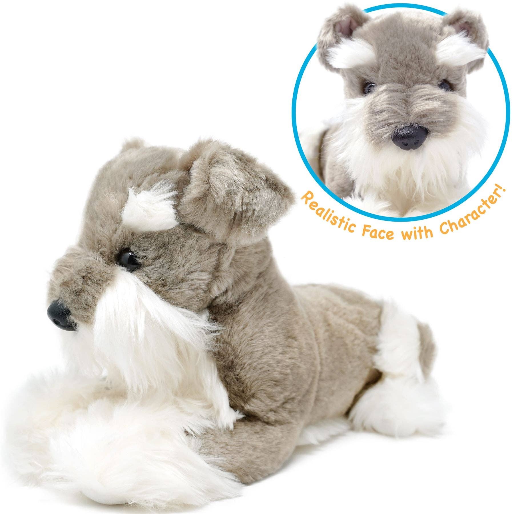 Siegfried The Schnauzer | 13 Inch Stuffed Animal Plush