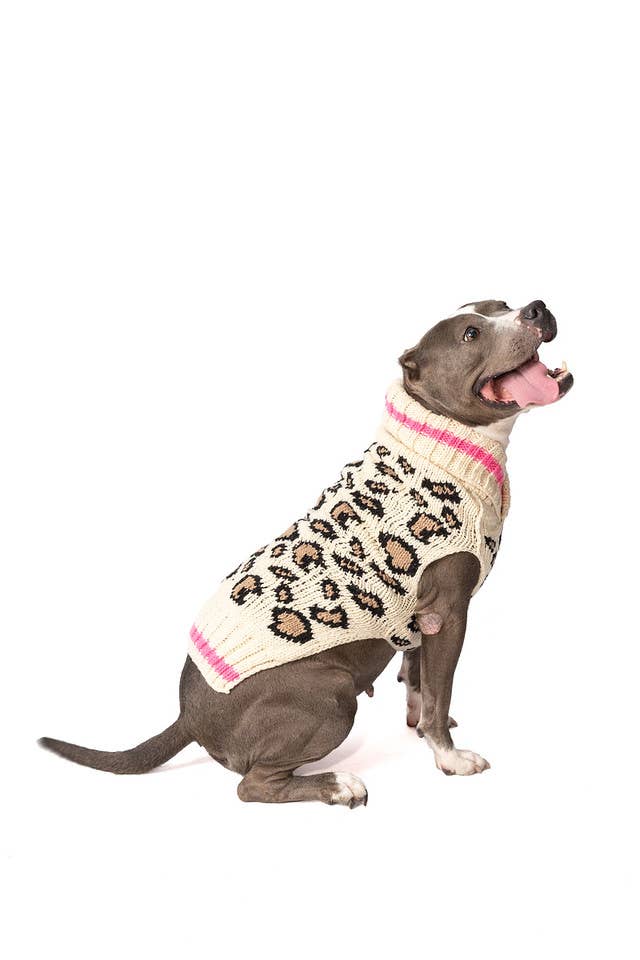 Leopard Dog Pet Sweater