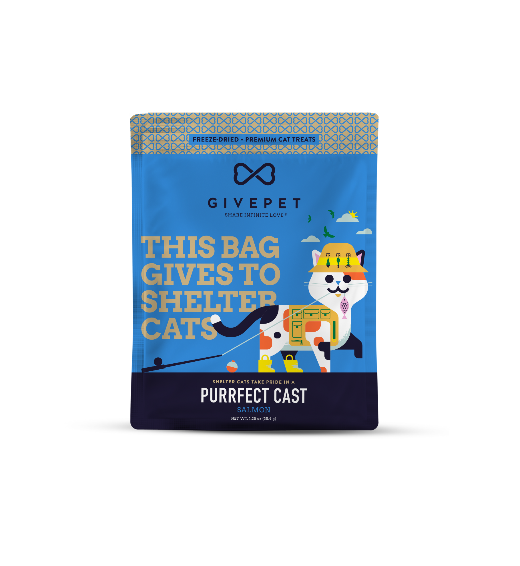 Cat Treat GivePet Purrfect Cast Freeze Dried Cat Treats