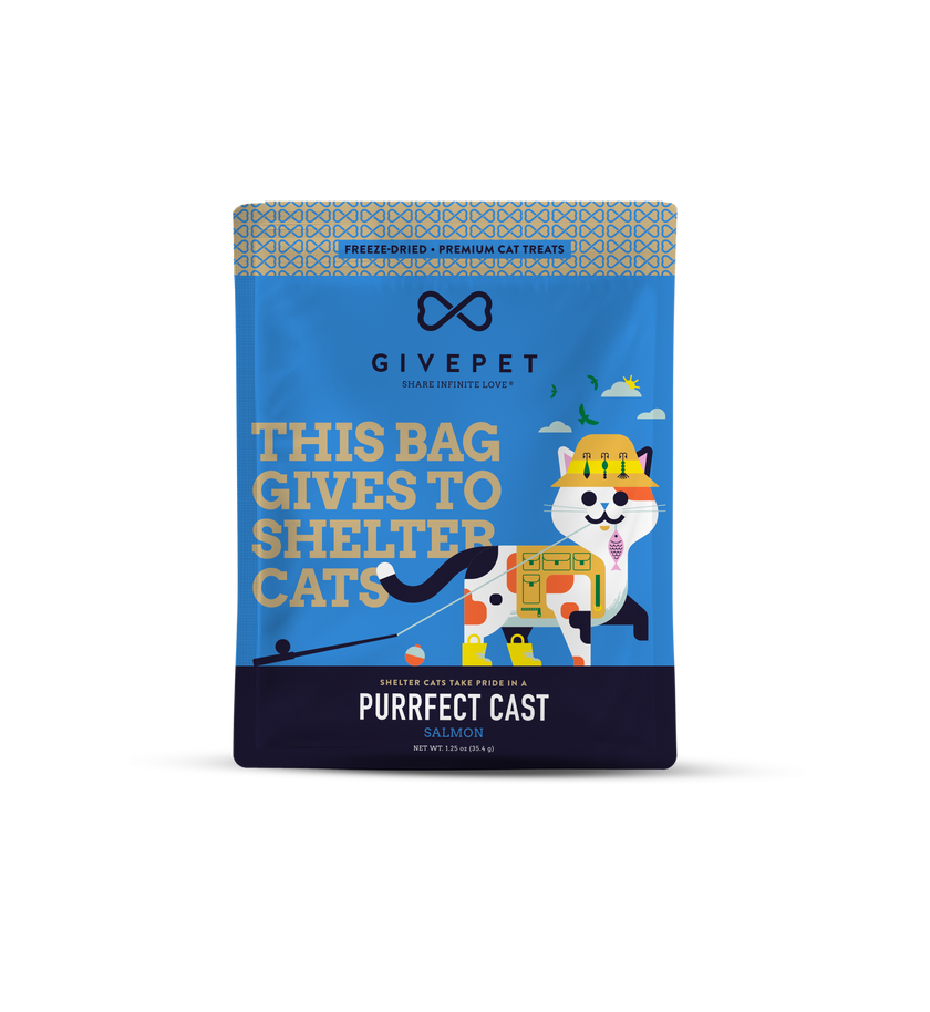 Cat Treat GivePet Purrfect Cast Freeze Dried Cat Treats