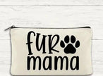 Canvas Zipper Bag - Fur Mama