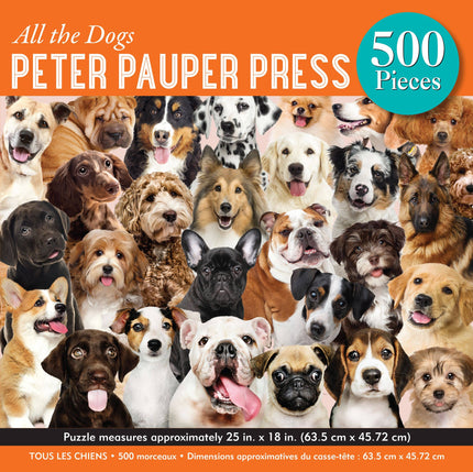 All The Dogs 500 Piece Jigsaw Puzzle