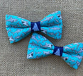 Shark Frenzy Velcro Collar Bow Tie for Cat and Dogs