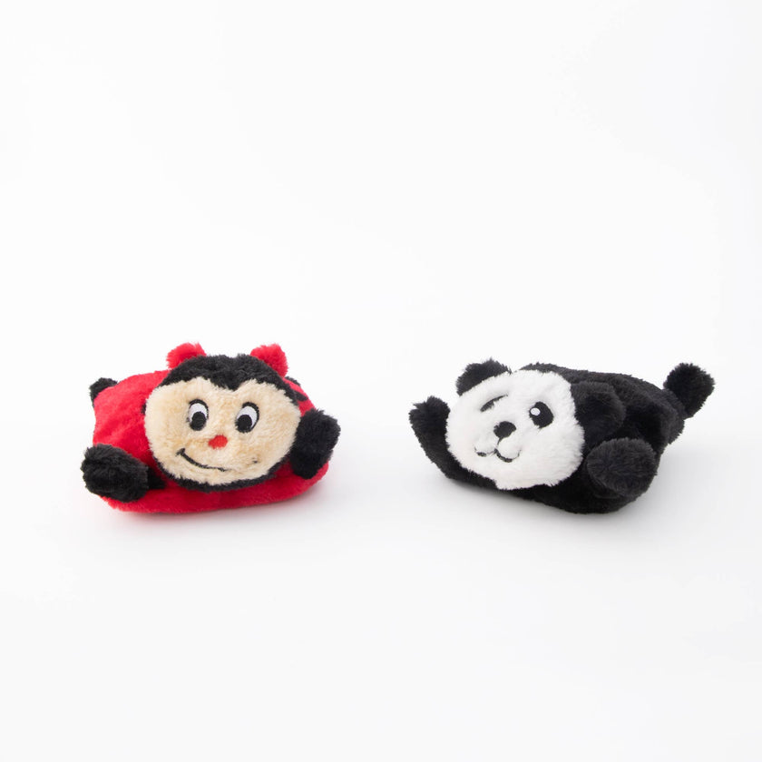 Squeakie Pads - Ladybug, Panda - Dog Toy
