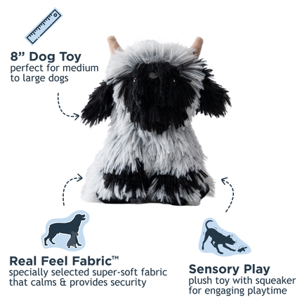 Dog Toy Highland Sheep With Squeaker Plush Toy