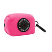 Dog Waste Bag Holder Neon Pink With Clasp