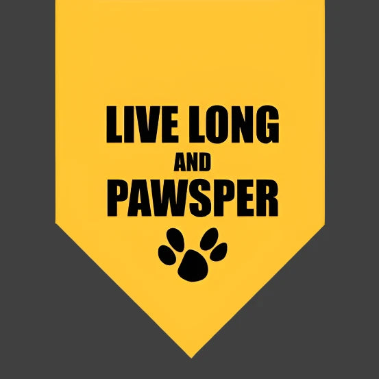 Live Long and Pawsper Dog Bandana