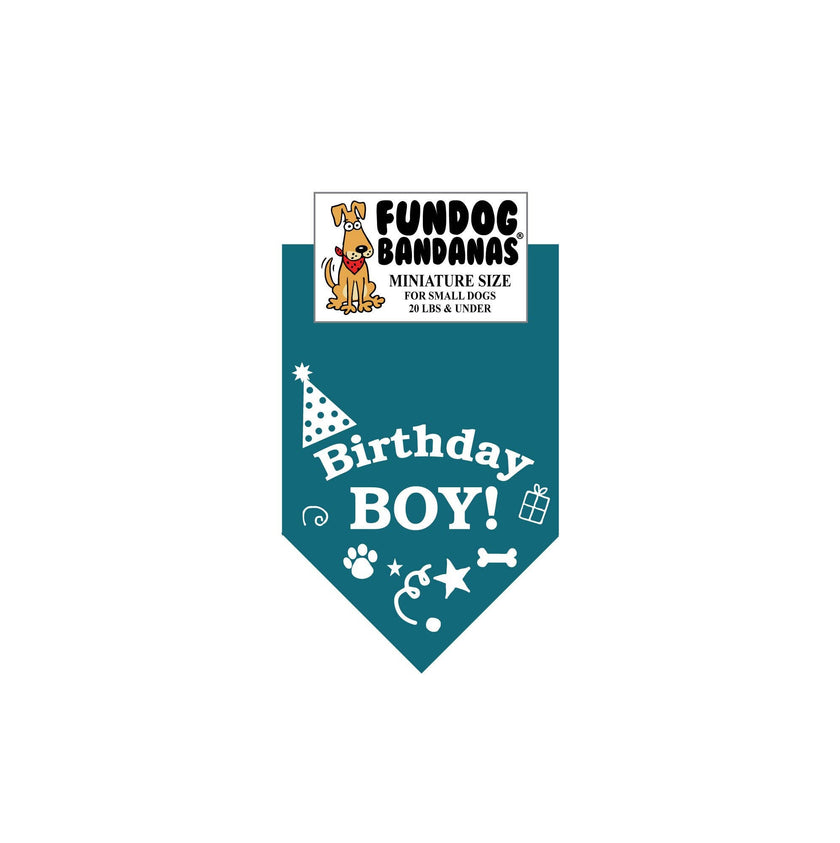 Birthday Boy Dog Bandana