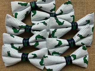 Alligators Seersucker Print Standard Size