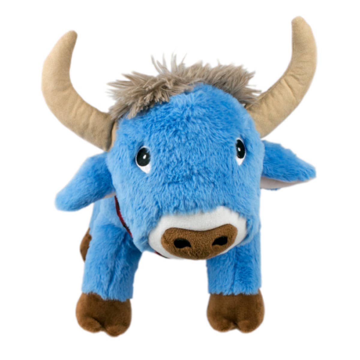 Dog Toy Ox Crunch Plush Blue Ox Toy