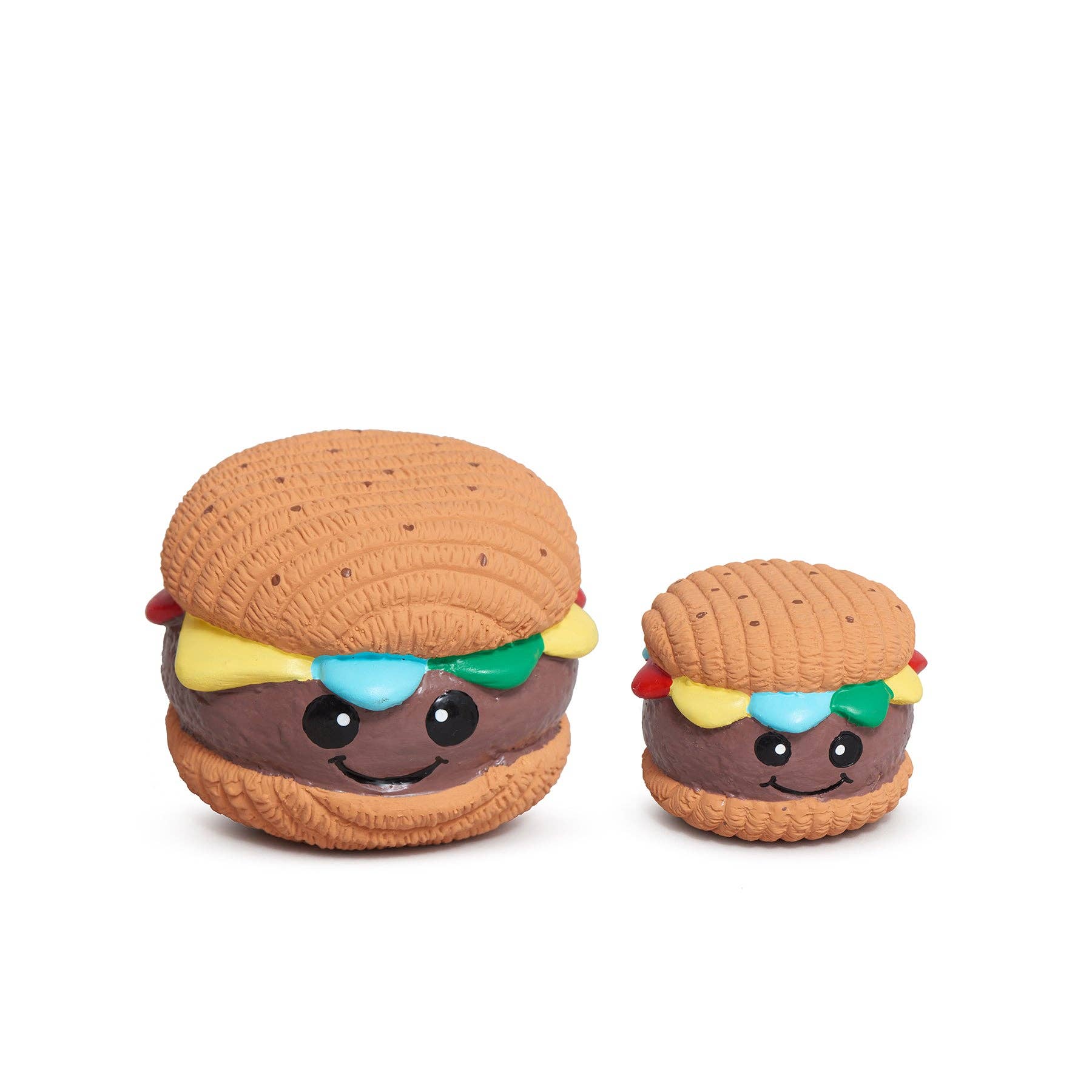 Dog Toy Hamburger Ball Ruff-Tex® Big Buns Foodies Toy