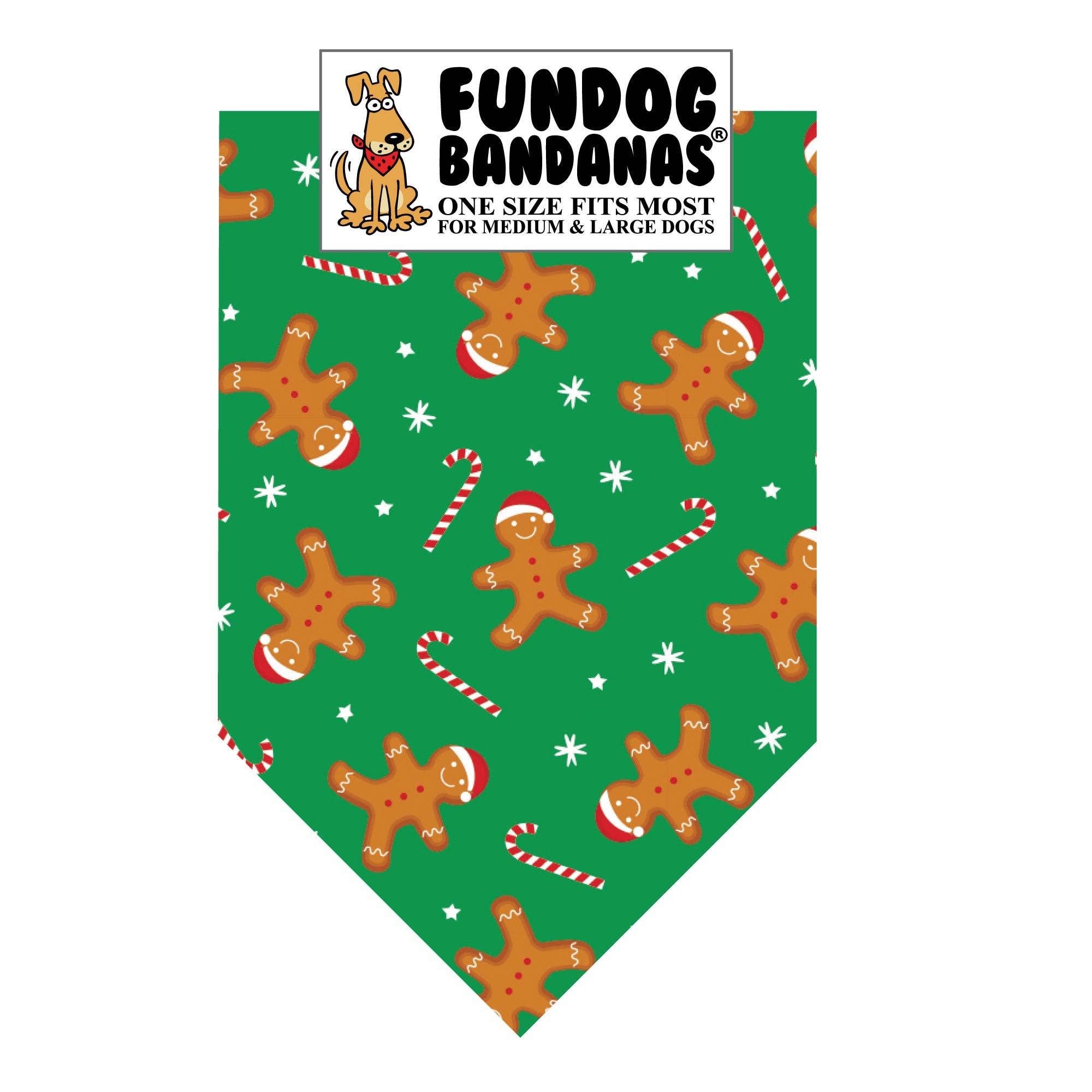 Gingerbread People Dog Bandanas