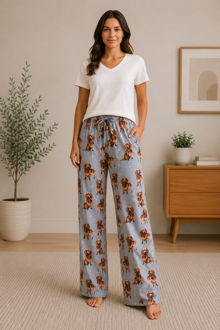 Dachshunds Pajama Bottoms Pet Lover Pajama Pants
