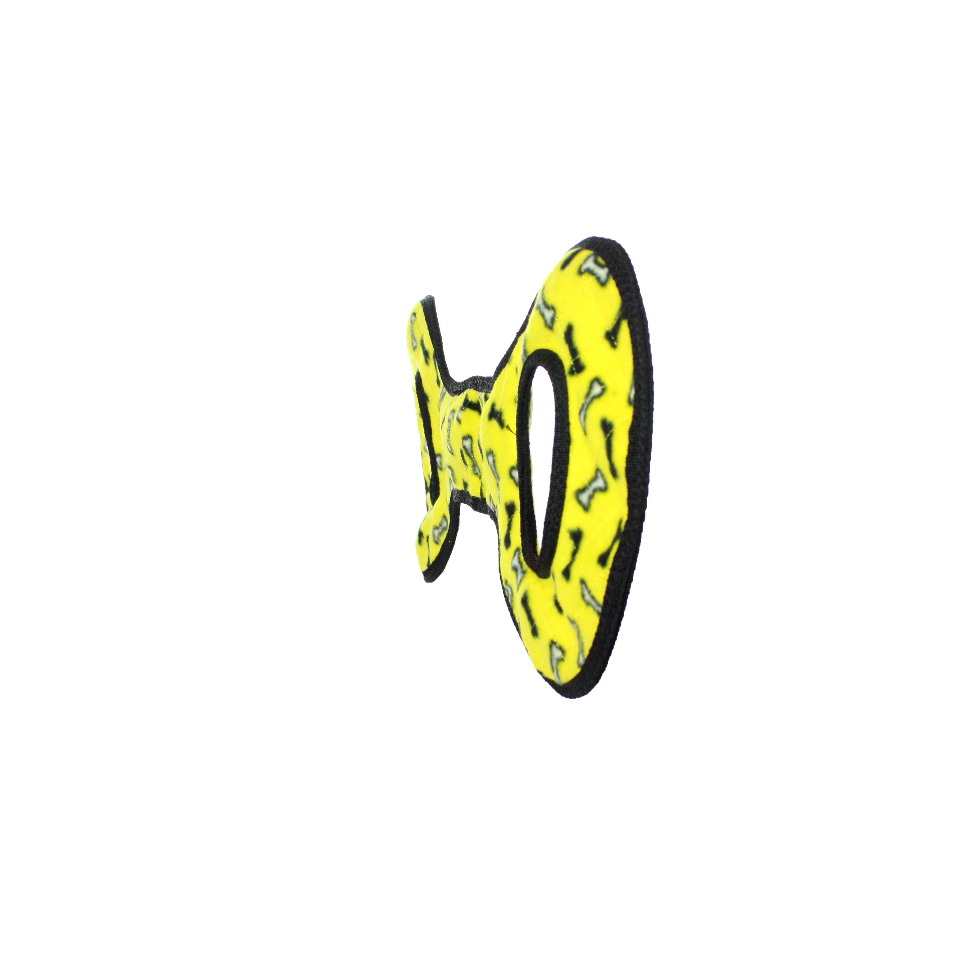 Tuffy No Stuff Ultimate Tug-O-War - Yellow, Squeaky Dog Toy
