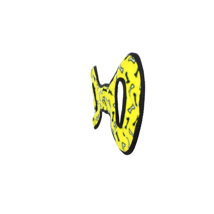 Tuffy No Stuff Ultimate Tug-O-War - Yellow, Squeaky Dog Toy